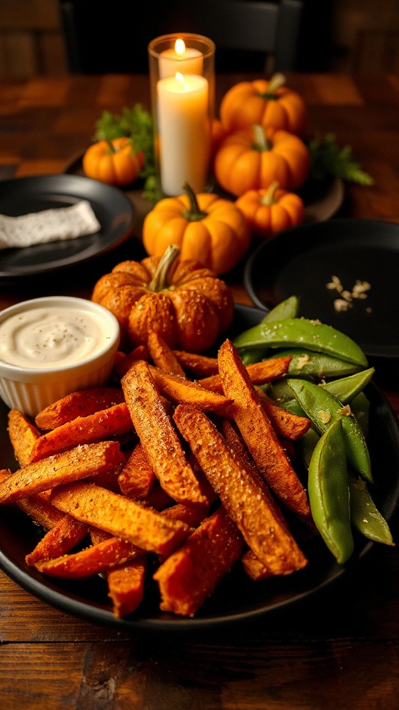 spooky nutritious sweet potato fries
