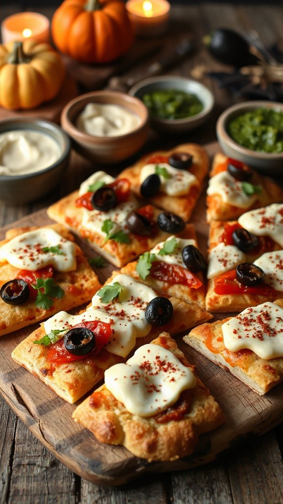 spooky pizza bite recipe spooky pizza bite recipe