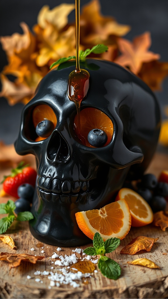 spooky refreshing fruit salad