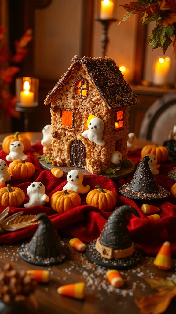 spooky rice krispie treats
