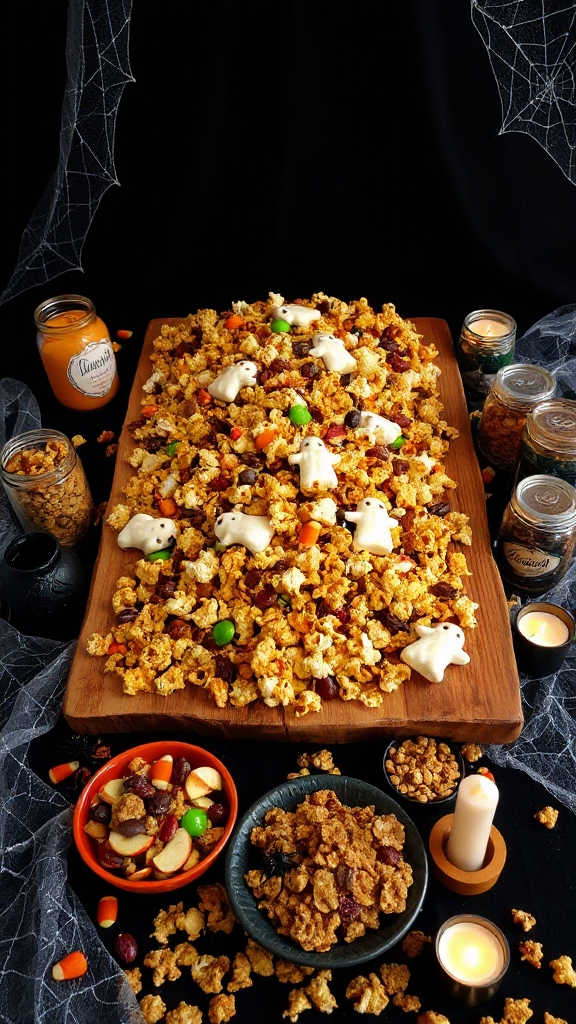 spooky snack mix recipe