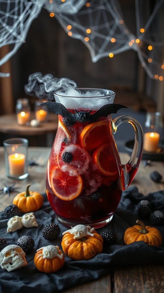 spooky sparkling halloween sangria spooky sparkling halloween sangria