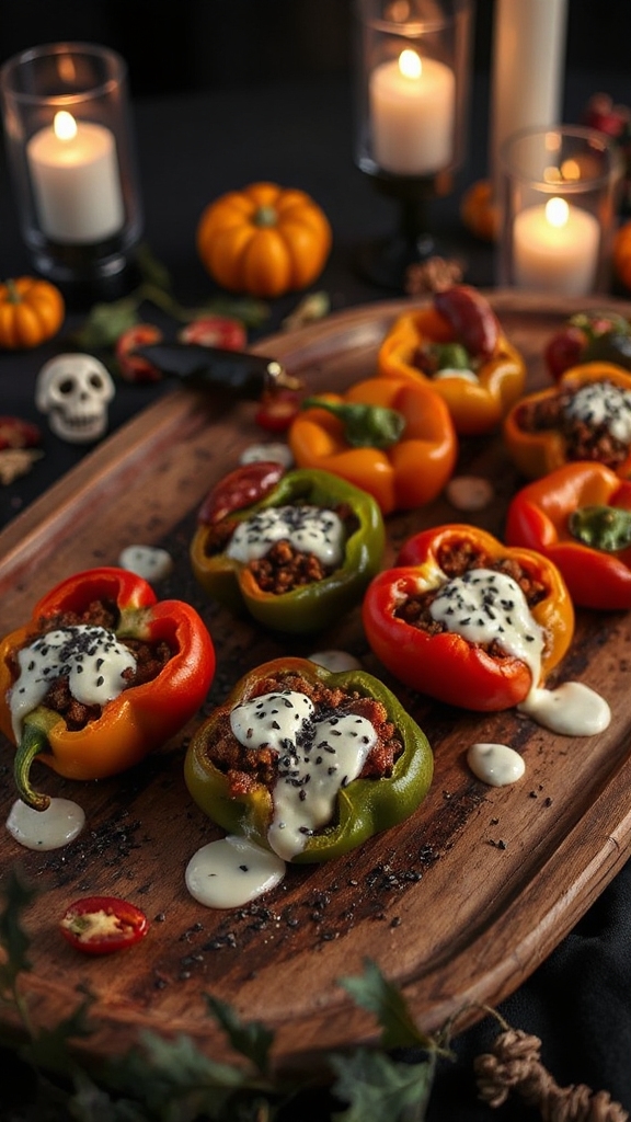 spooky stuffed pepper recipe