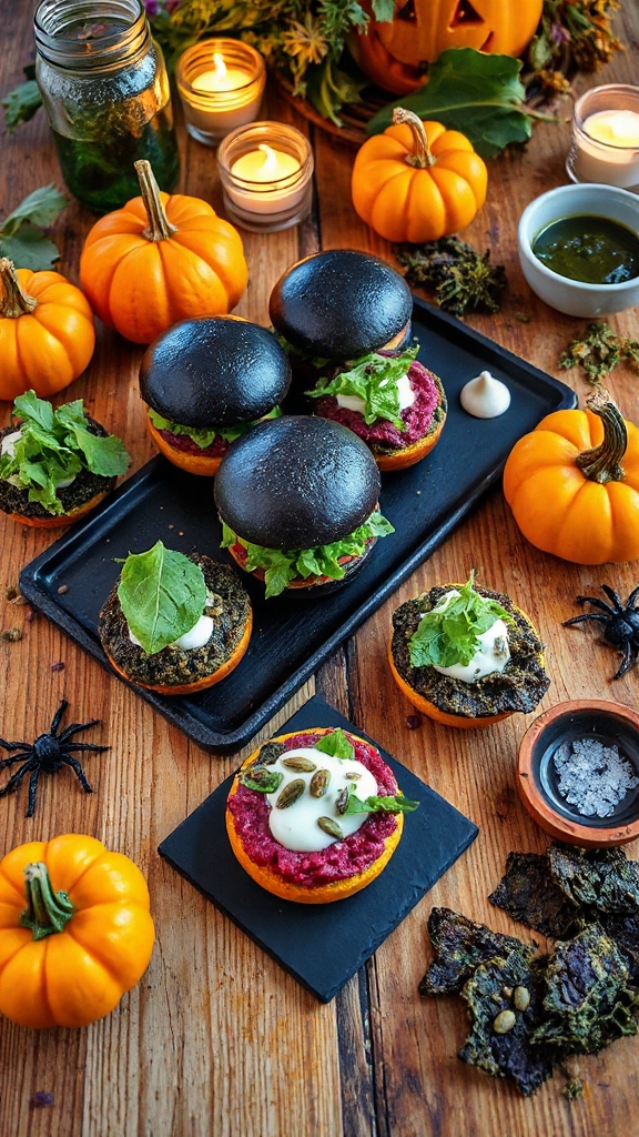 spooky veggie slider recipe