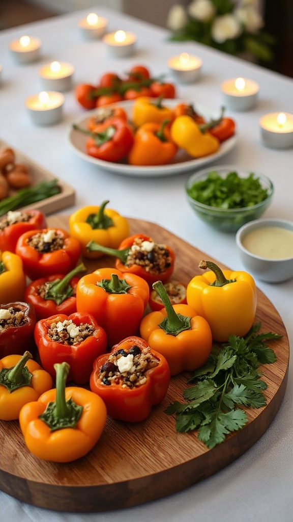 stuffed mini bell peppers