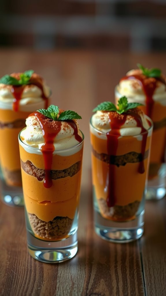 stunning individual dessert presentation stunning individual dessert presentation