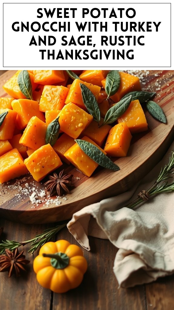 Sweet Potato Gnocchi With Turkey and Sage, Rustic Thanksgiving