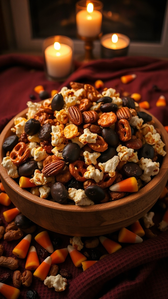 sweet and salty halloween snack