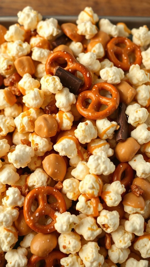 sweet and salty popcorn snack sweet and salty popcorn snack