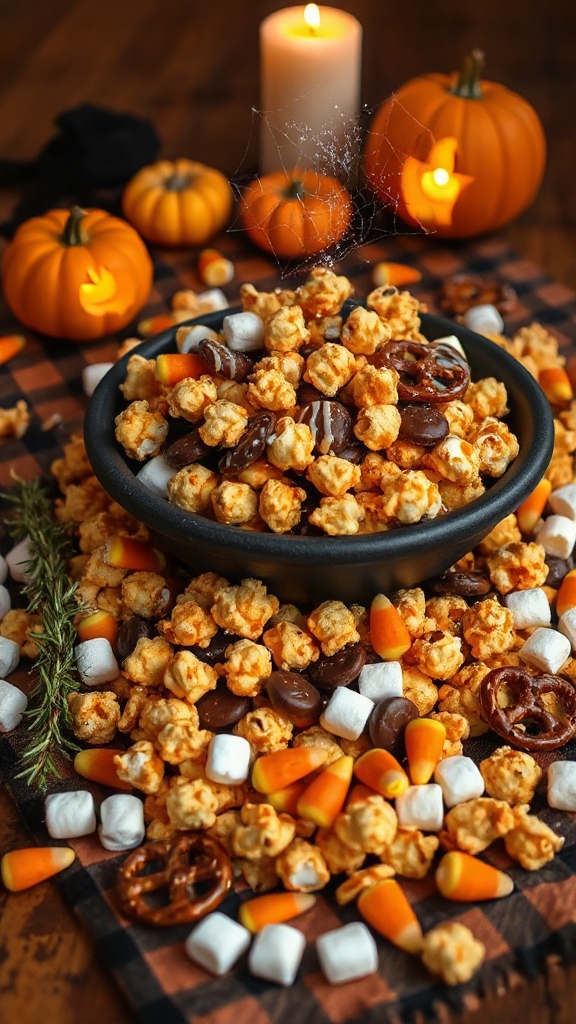 sweet and salty snack mix