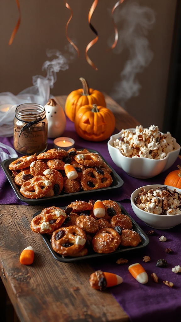 sweet and spicy pretzel bites