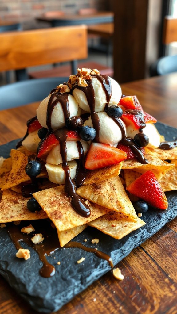 sweet customizable dessert nachos sweet customizable dessert nachos