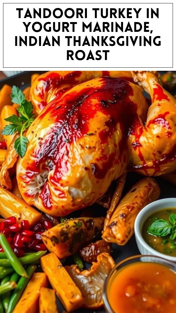 Tandoori Turkey in Yogurt Marinade, Indian Thanksgiving Roast