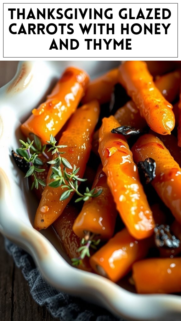 Thanksgiving Glazed Carrots With Honey and Thyme