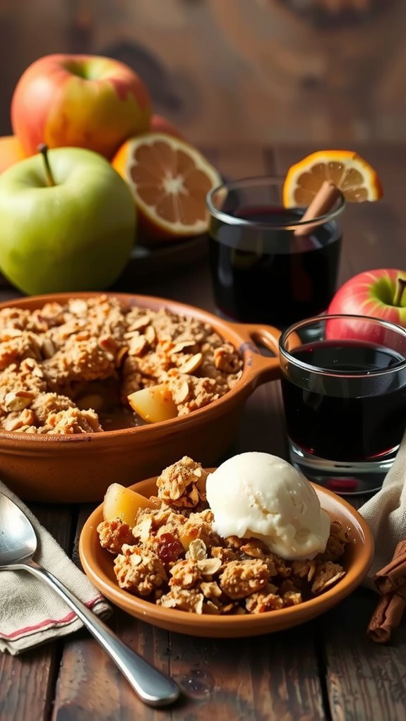 thanksgiving apple crisp pairings thanksgiving apple crisp pairings