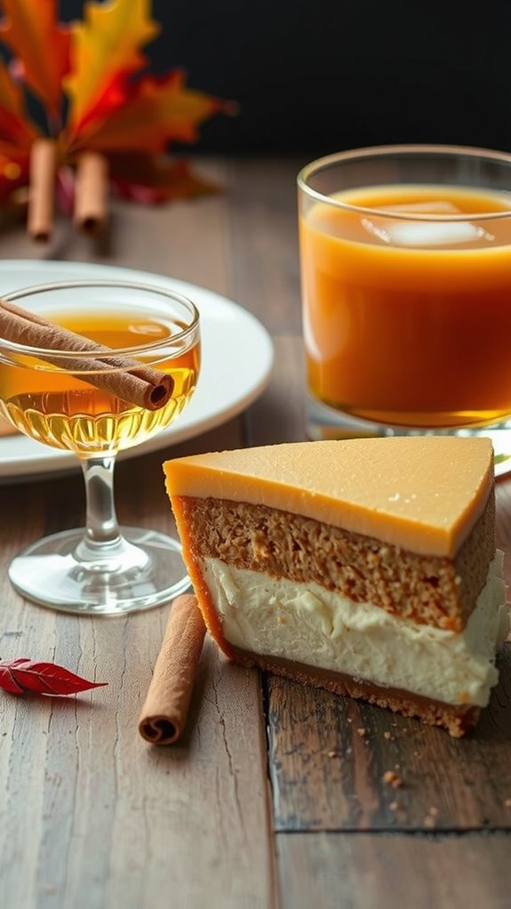 thanksgiving cheesecake drink pairings