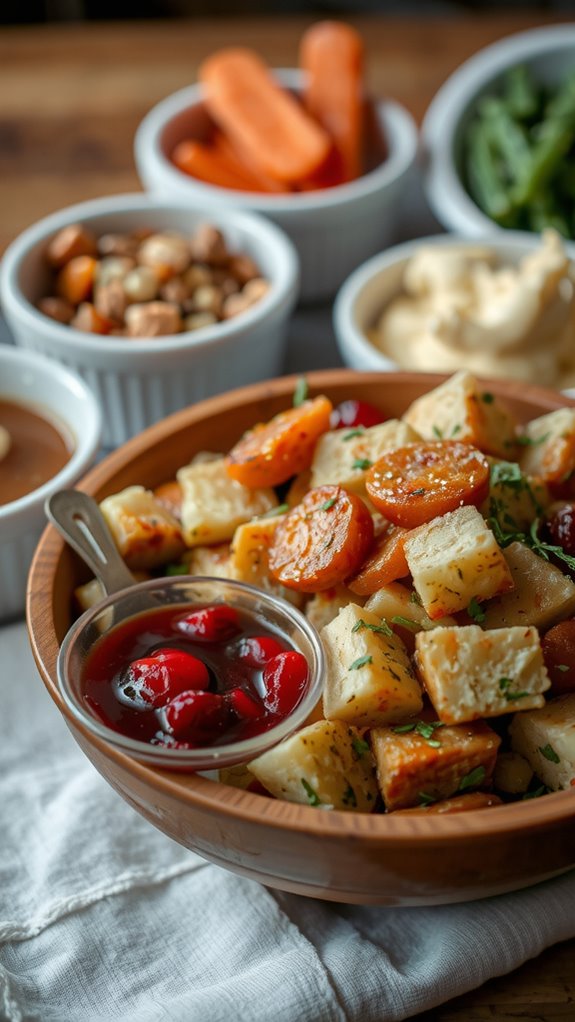 thanksgiving herb stuffing pairings