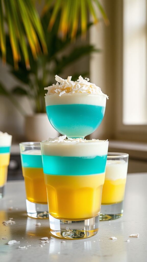 tropical jello shot delight