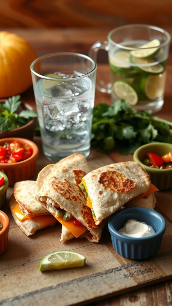 turkey quesadilla drink pairings