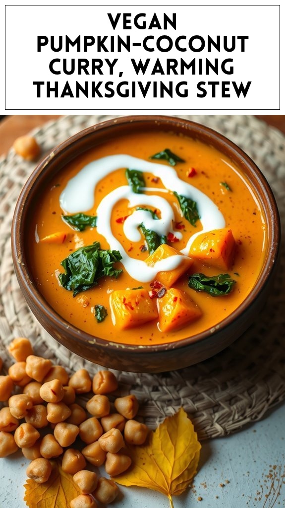 Vegan Pumpkin-Coconut Curry, Warming Thanksgiving Stew