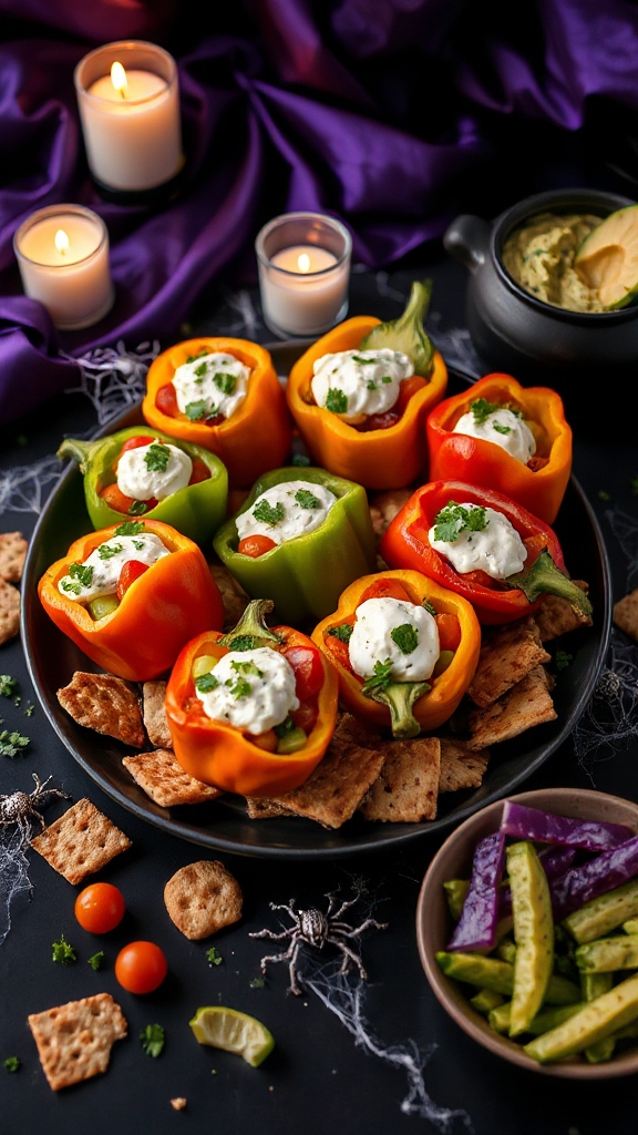 vegetable cups for halloween