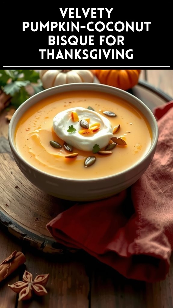Velvety Pumpkin-Coconut Bisque for Thanksgiving