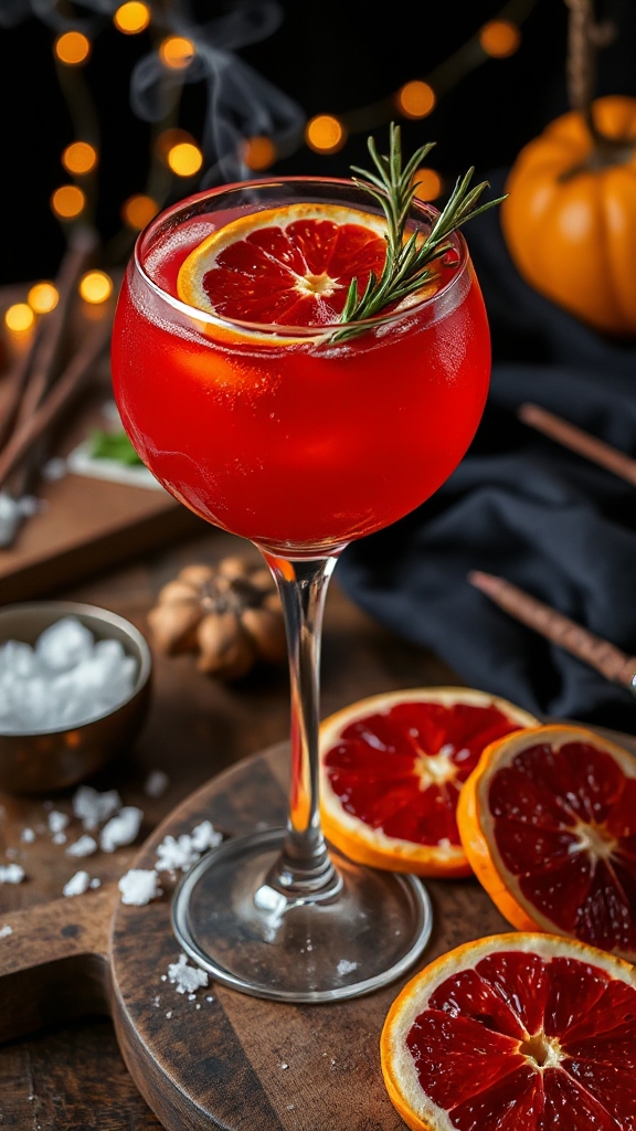 vibrant autumn cocktail recipe