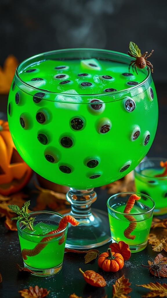 vibrant halloween apple punch