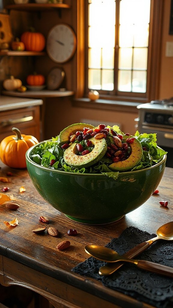 vibrant halloween inspired salad vibrant halloween inspired salad