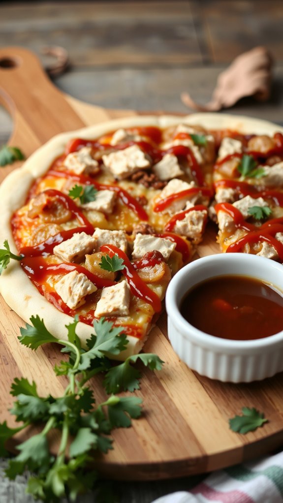 vibrant platter with herbs