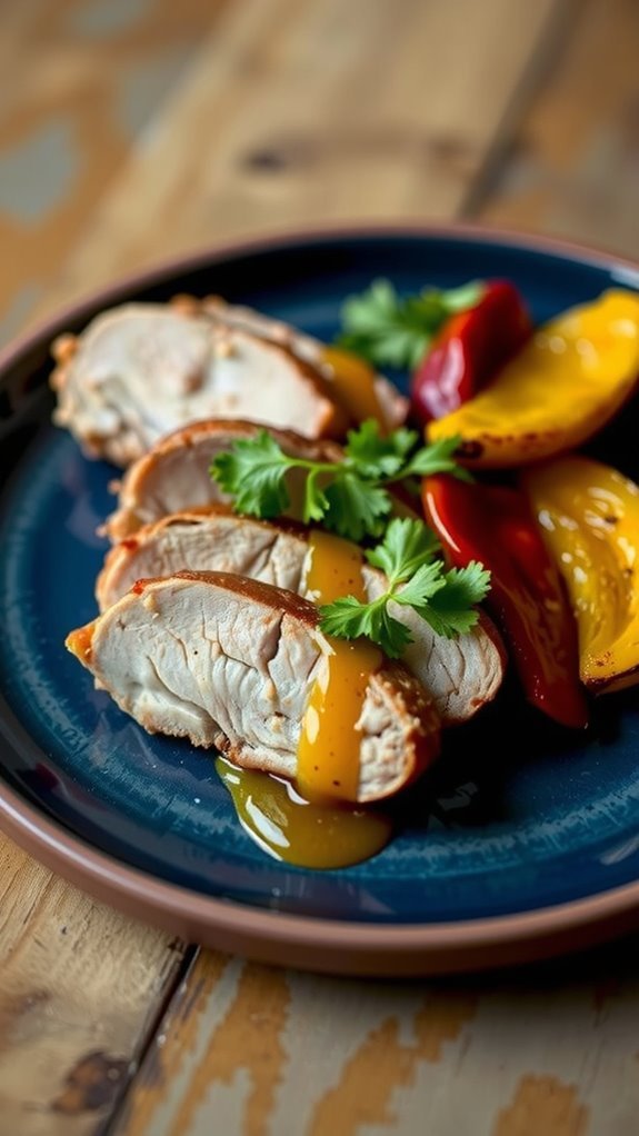 vibrant presentation enhances flavors