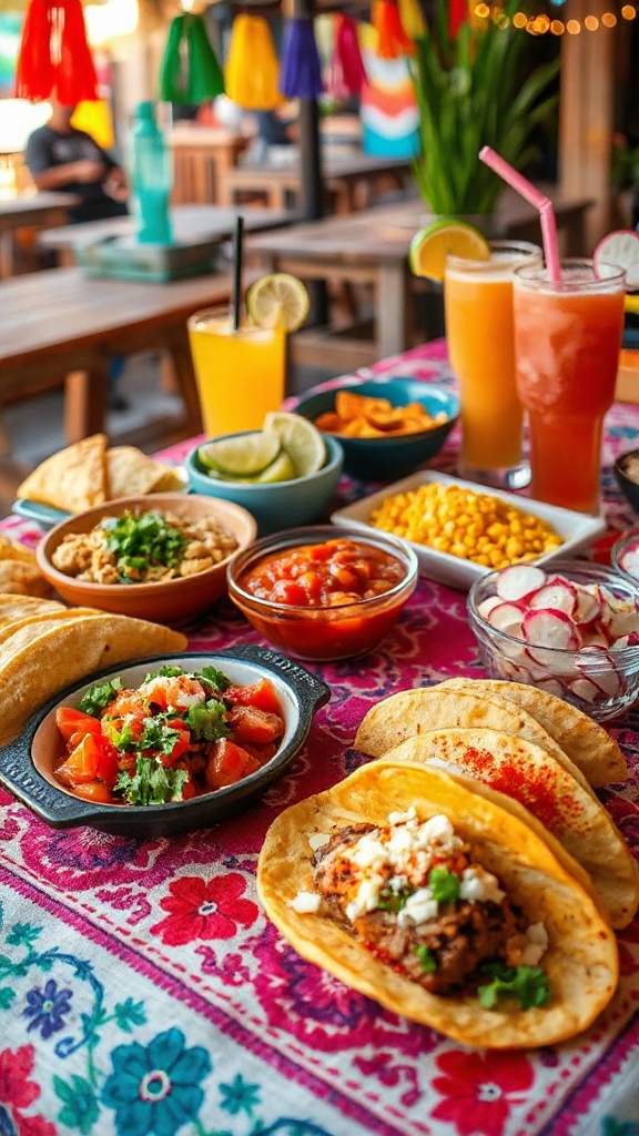 vibrant tacos al pastor