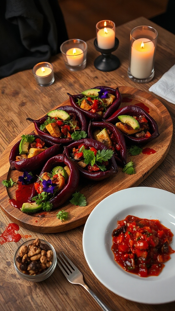 vibrant veggie taco delight