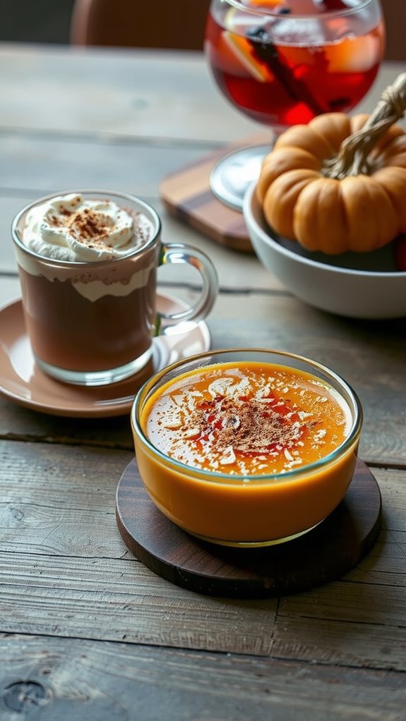 warm beverages enhance spices