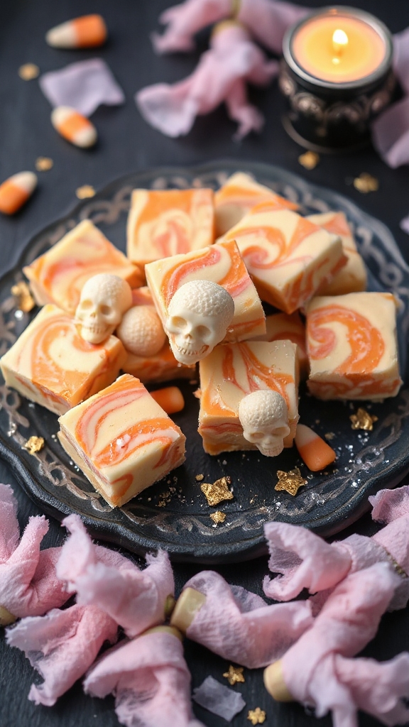 whimsical halloween fudge delight