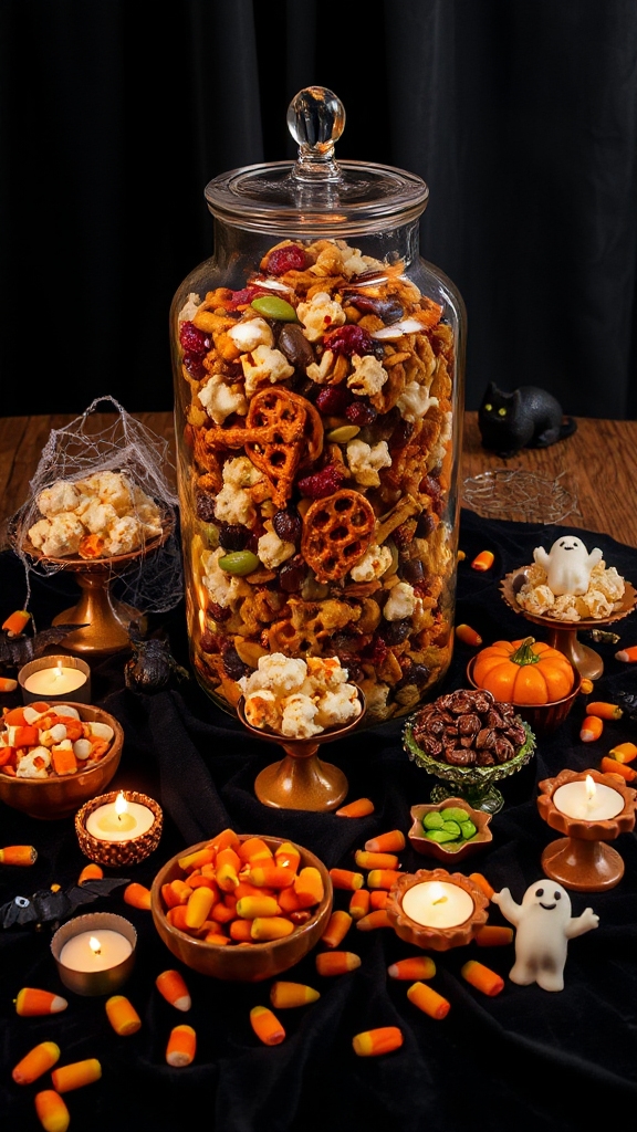 whimsical halloween snack mix