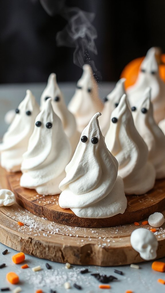 whimsical meringue ghost treats whimsical meringue ghost treats