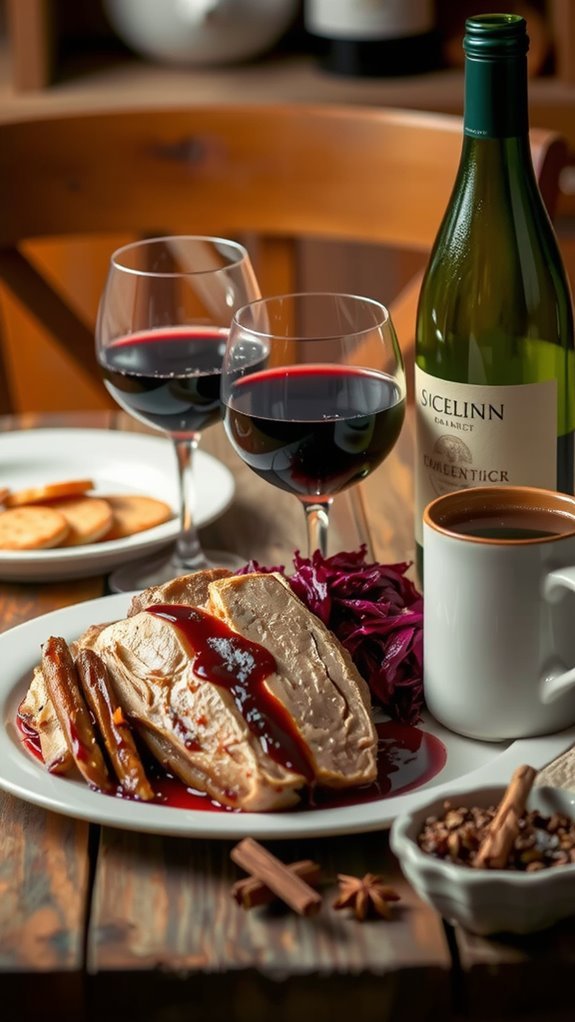 wine and cider pairings