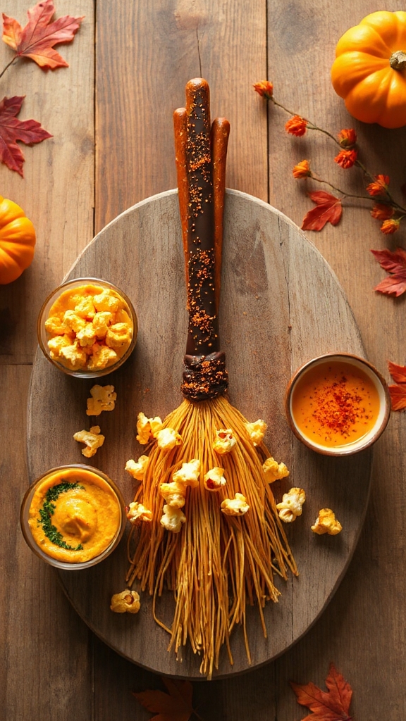 witch s broomstick snack recipe