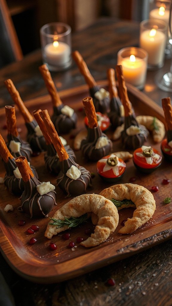 witch s broomsticks halloween snack witch s broomsticks halloween snack