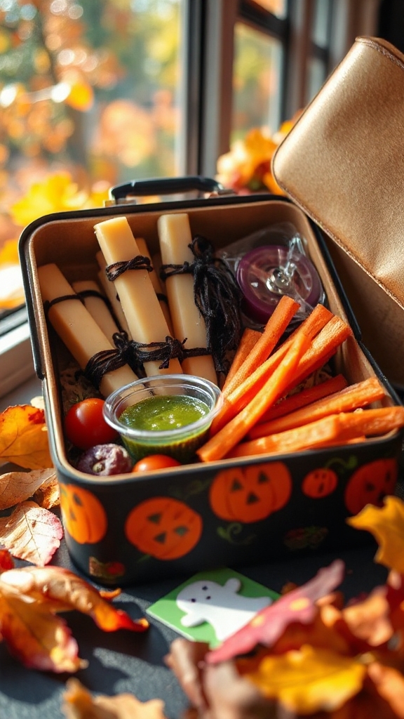 witches broomstick cheese sticks