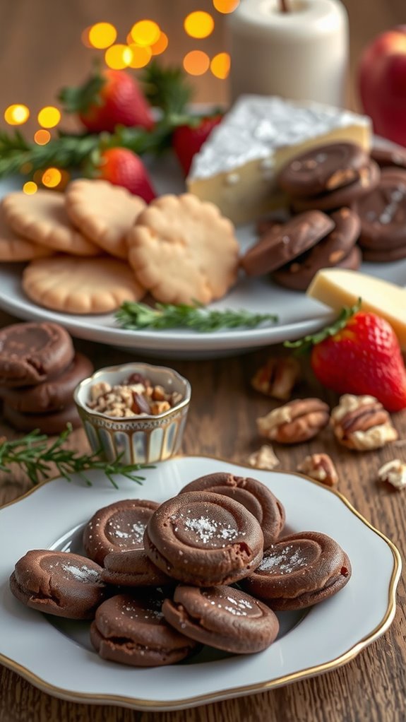 chocolate cookies and pairings
