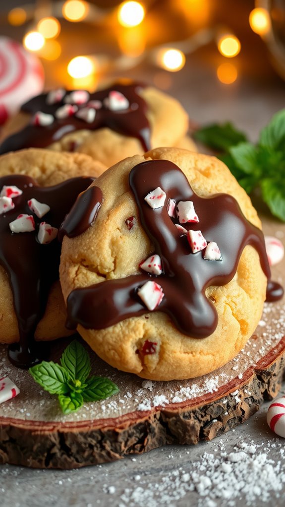 chocolate peppermint holiday treats