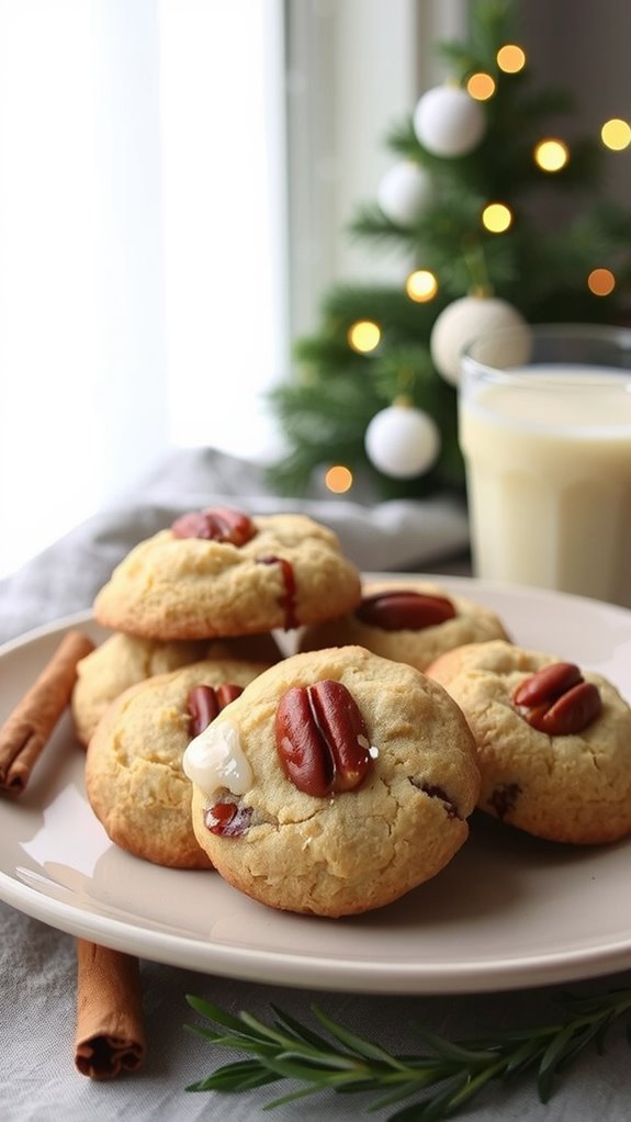 christmas cookies with pecans