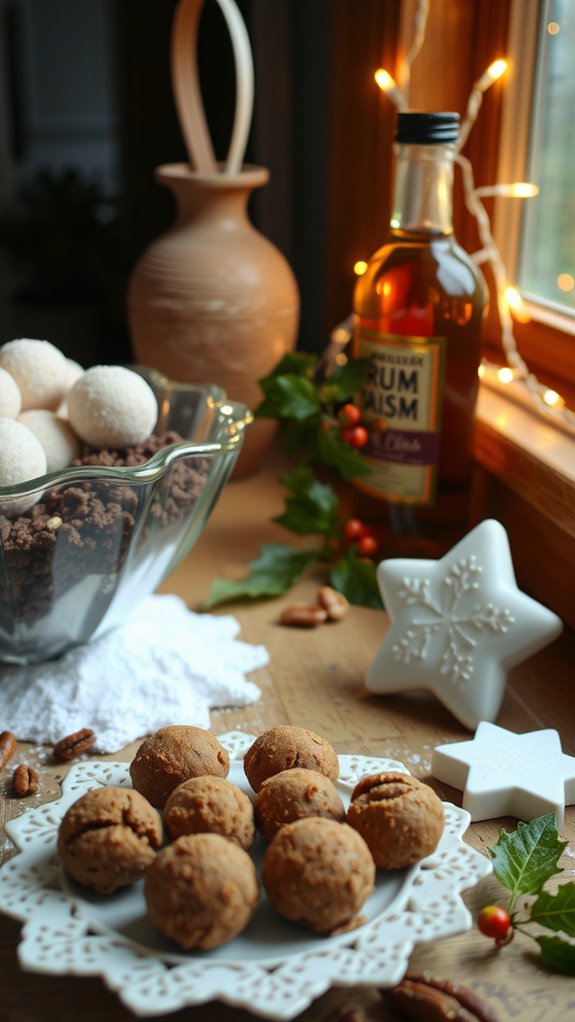 christmas rum ball recipe