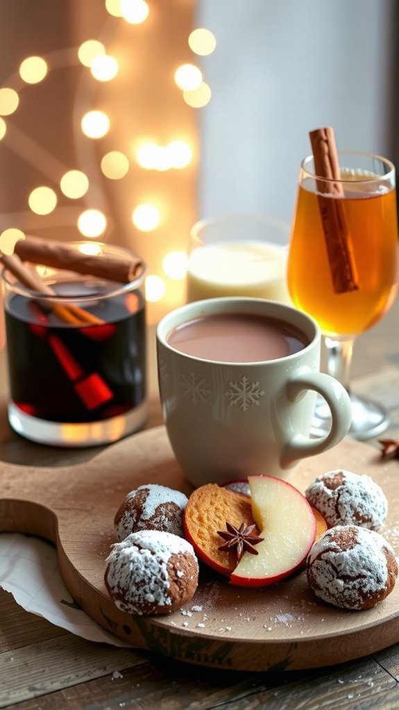 cozy drinks for rum balls