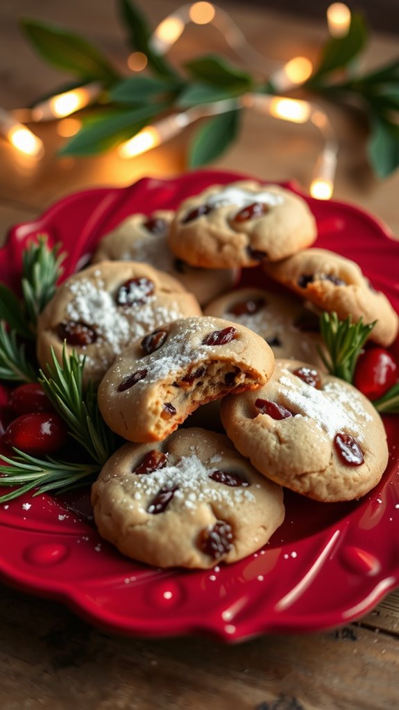 creative festive cookie presentation