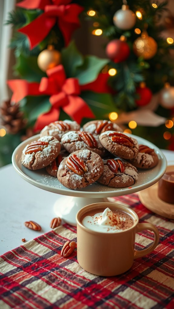 delicious holiday chocolate cookies