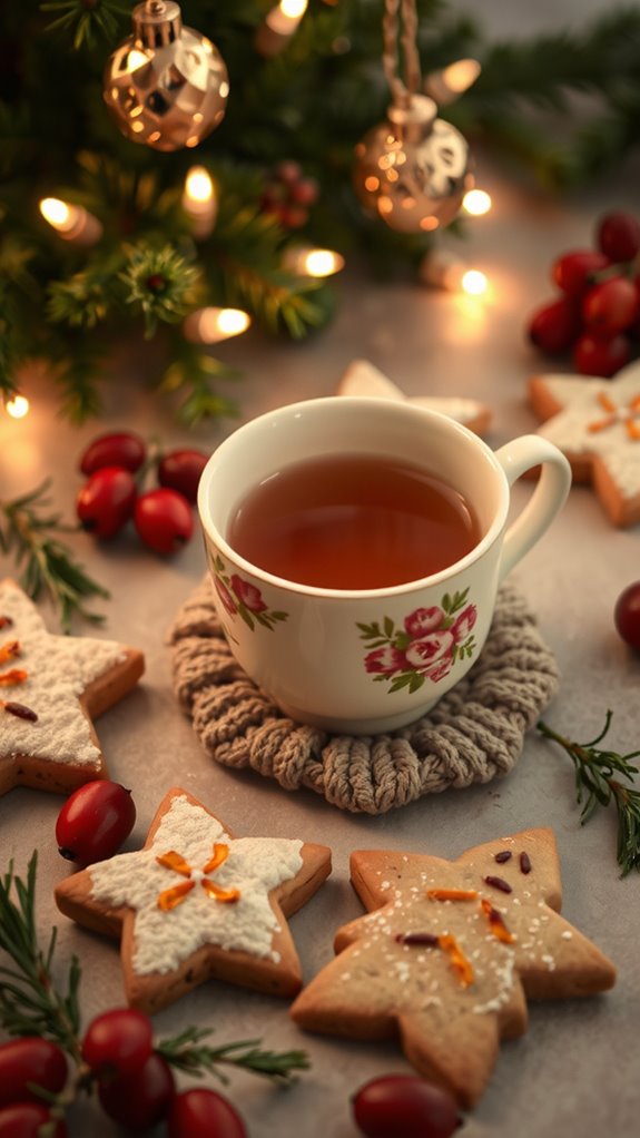 earl grey christmas cookies