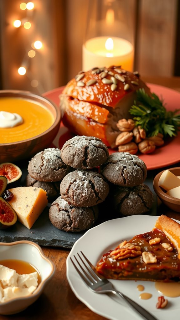 festive cookie dish pairings